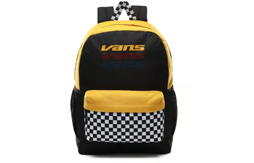 Vans Nylon Canvas Backpack Regular Unisex Black/Yellow