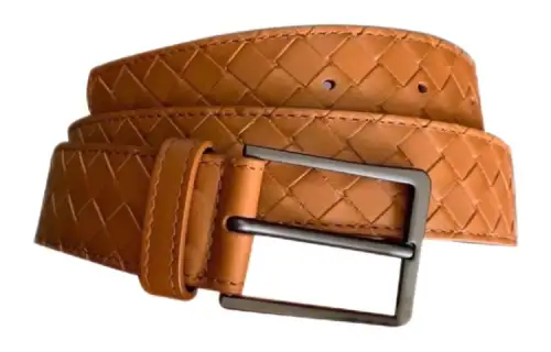 Bottega Veneta Leather Belts Men's Brown