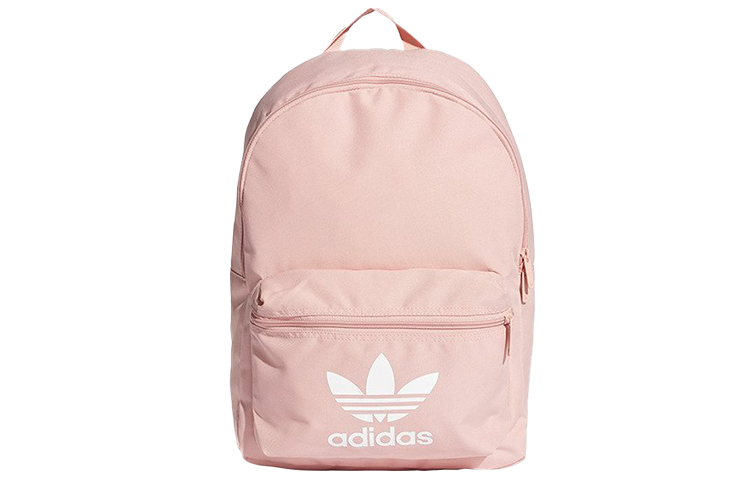 Adidas, classic capacious fuchsia backpack for leisure, with your logo imprint