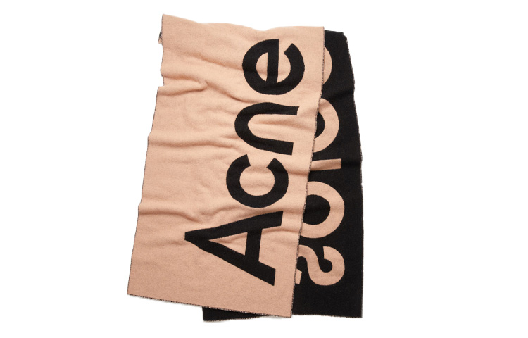 Шарф-снуд Acne Studios (пестрый)