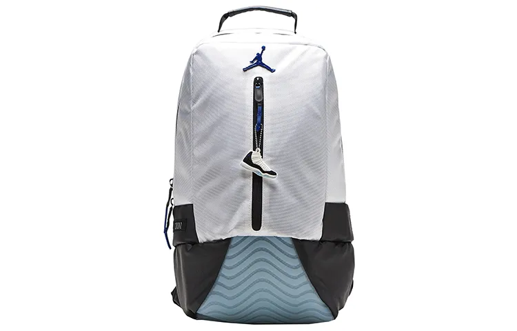 Jordan Polyester Laptop Bag, Basketball Bag, Backpack Regular Unisex White