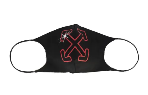 OFF WHITE Arrow Motif Printed Face Mask