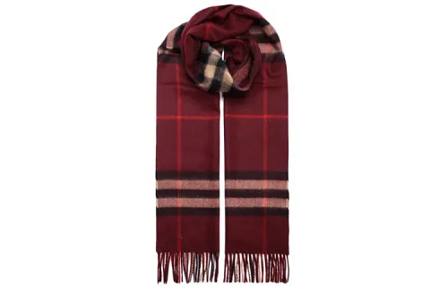 Burberry Checked Cashmere Scarf