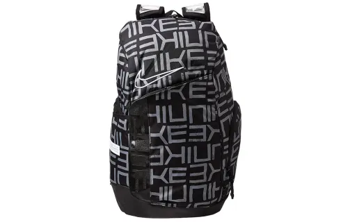 Nike Polyester Backpack Regular Unisex Black Gray