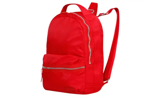 Converse Zip Closure Polyester Backpack Regular Unisex Red