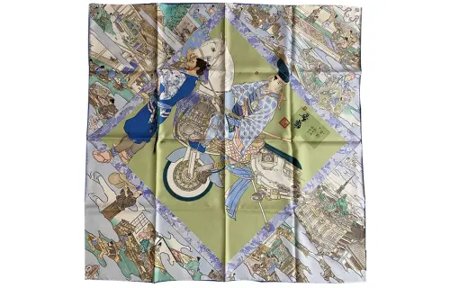 HERMES Scarves Unisex Multicolor