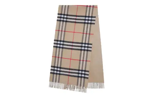【Previous Season】Reversible Check Cashmere Scarf