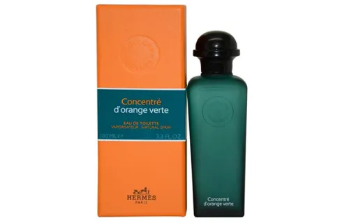 HERMES Orange Green Spring Fresh And Elegant