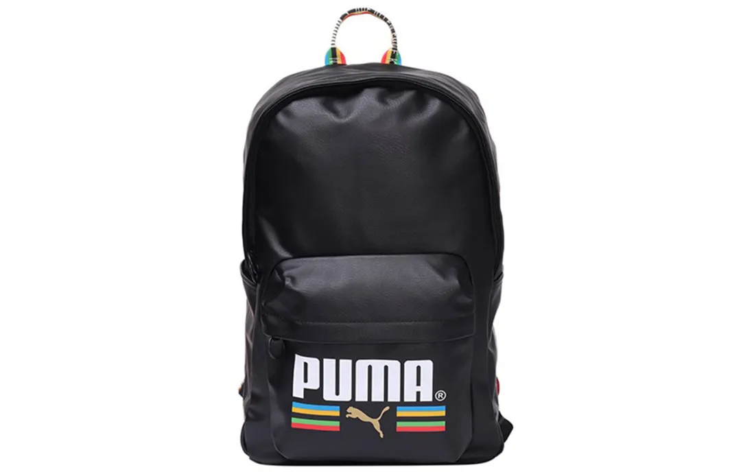PUMA Fabric Sports Backpack Regular Unisex Black