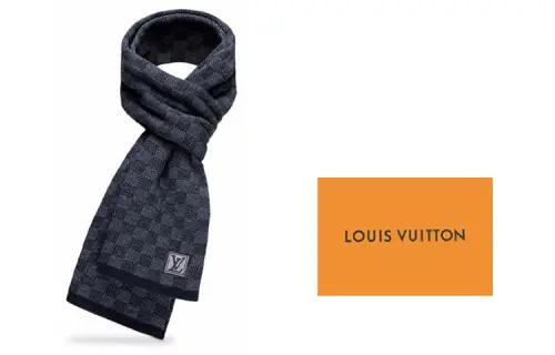 LOUIS VUITTON Wool Knit Scarves Men's