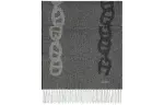 HERMES Knit Scarves Men's Gray