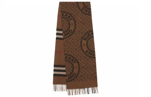 Burberry Cashmere Knit Scarves Unisex