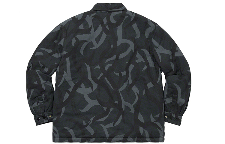 Куртка Supreme FW19 Week 8 Reversible Puffy Work Jacket (многоцветный) — фото 2