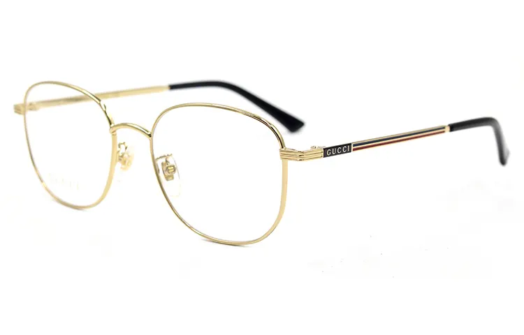 GUCCI Vintage Webbing Collection Oval Prescription Glasses Unisex