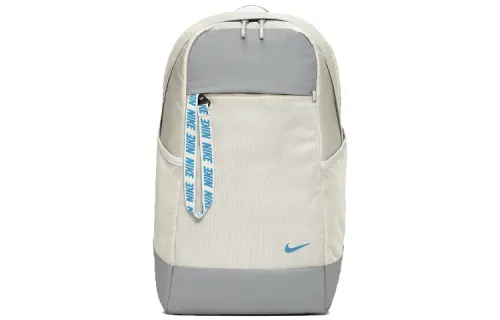Nike Polyester Backpack Unisex Natural Multicolor