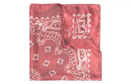 Golden Goose Deluxe Brand Paisley Printed Distressed Effect Scarf