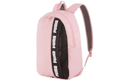 PUMA Polyester Backpack Regular Unisex Black Pink Multicolor