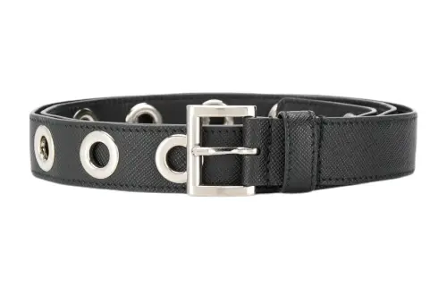 PRADA Calfskin Leather Belts Women's 