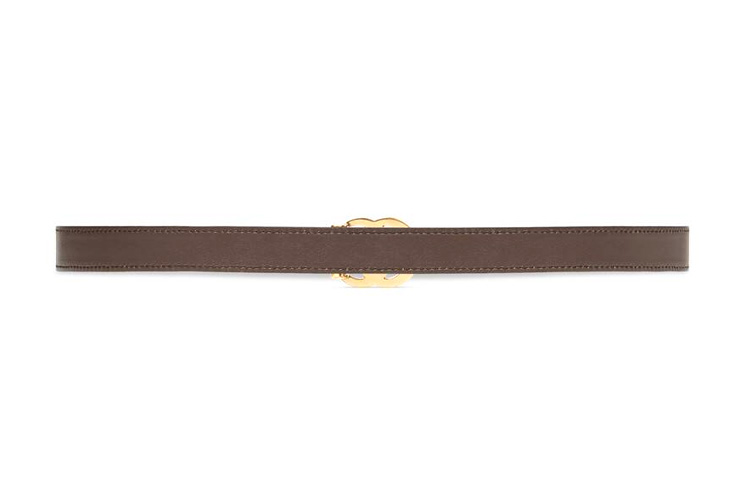 Ремень Gucci GG Marmont G 2cm (коричневый) — фото 5