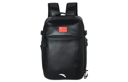 Anta Pu Laptop Bag Backpack Unisex Black