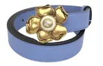 GUCCI Leather Belts Unisex Blue