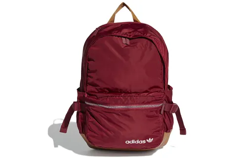 Adidas Originals Polyester Backpack Regular Unisex Brick Red