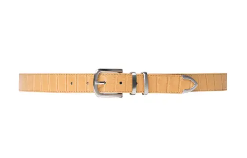 Stussy Gator Leather Dress Belt
