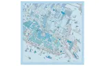 HERMES Scarves Women's Blue