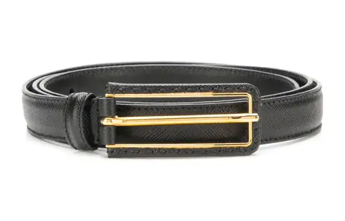 PRADA Leather Belts Women's Black
