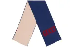 GUCCI Knit Scarves Unisex Blue