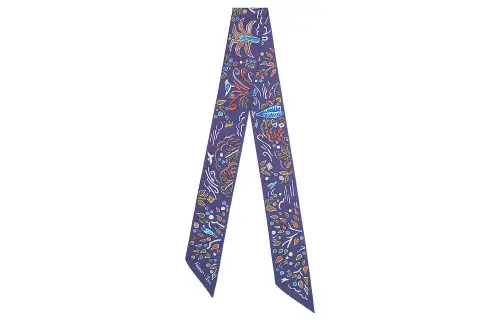 HERMES Scarves Women's Dark Blue