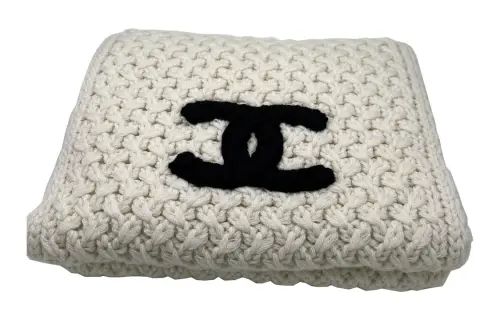 CHANEL Knit Scarves Women's