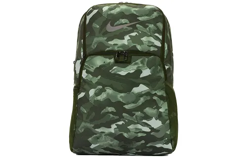 Nike Polyester Backpack Regular Unisex Green Camouflage