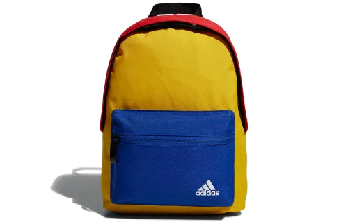 Adidas Polyester Sports Backpack Regular Men's Yellow/Red/Blue