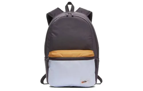 Nike Heritage Polyester Backpack Regular Unisex Lightning Gray & Light Purple