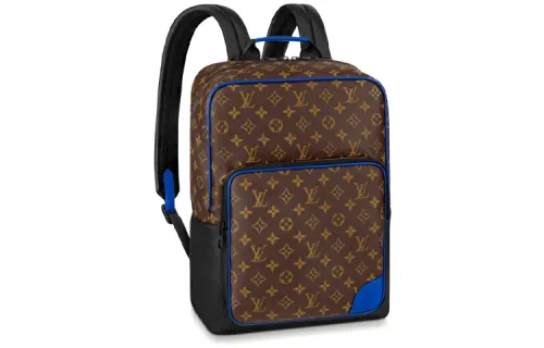 LOUIS VUITTON Dean Backpack Monogram Macassar Blue
