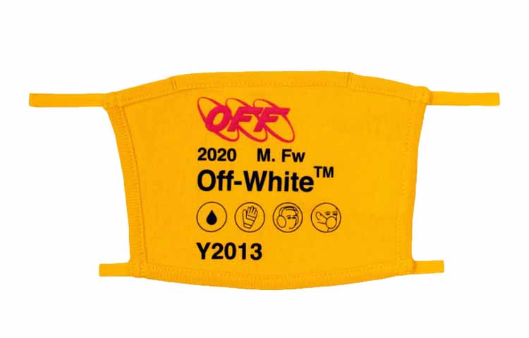 OFF WHITE Industrial Face Mask