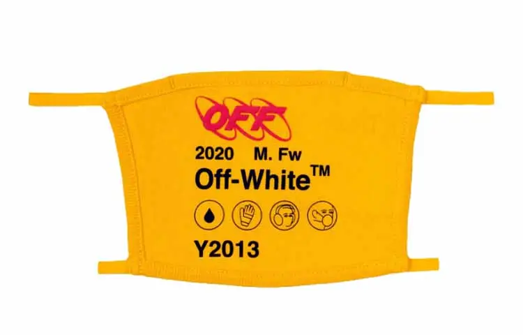OFF WHITE Industrial Face Mask
