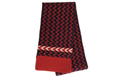 GUCCI Knit Scarves Unisex Red