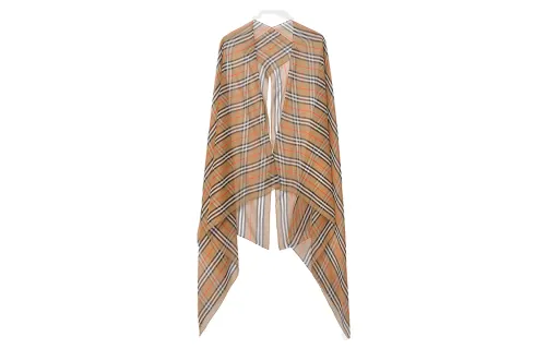 Burberry Plaid Mulberry Silk Scarves Unisex