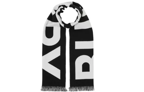 Burberry Wool Knit Scarves Women's Black