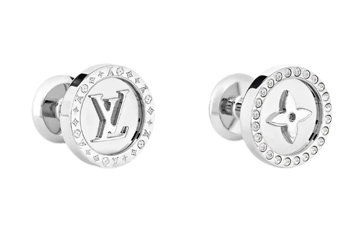 LOUIS VUITTON Louis Vuitton LV GLOBE Cufflink Metal