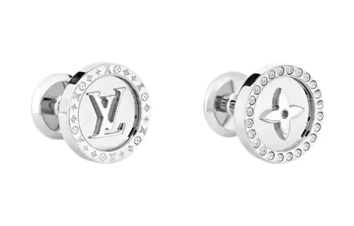 LOUIS VUITTON Louis Vuitton LV GLOBE Cufflink Metal
