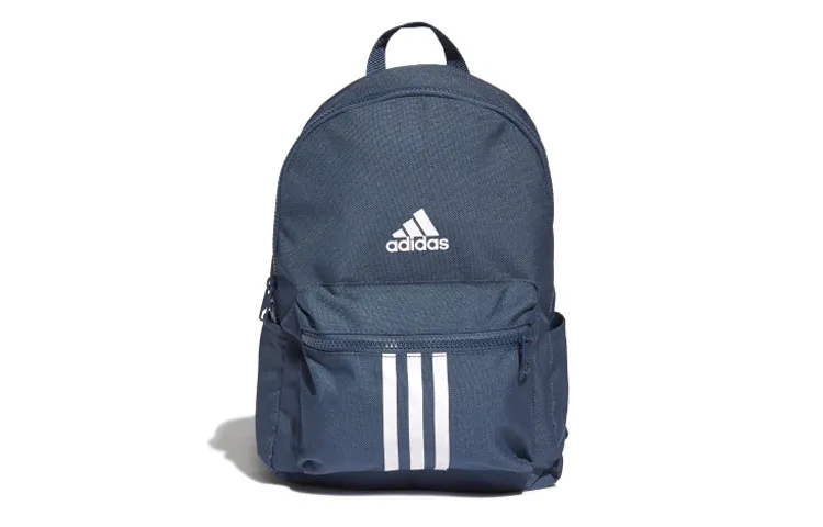 Adidas Polyester Backpack Regular Unisex Navy Blue With White