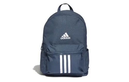 Adidas Polyester Backpack Regular Unisex Navy Blue With White