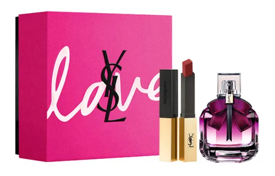 SAINT LAURENT Reverse Paris Flower Glow Perfume Set LOVE Box Limited Edition, Chypre Scent Family Eau De Parfum EDP