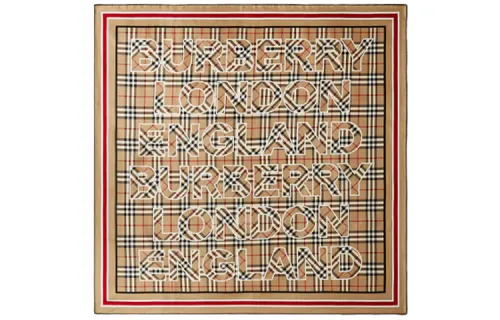 Burberry Vintage Silk Scarves Women's