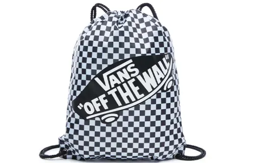 Vans Polyester Backpack Regular Unisex Black White