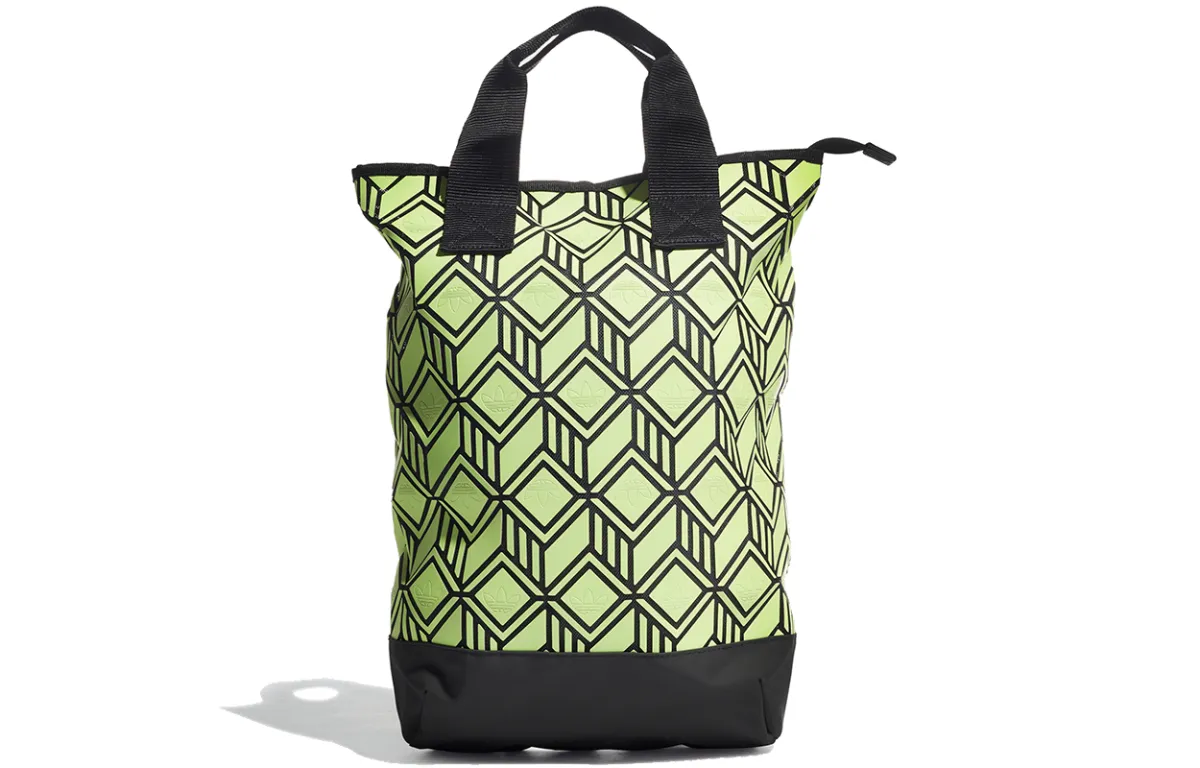 Adidas Originals Artificial Leather Backpack Regular Unisex Signal Green