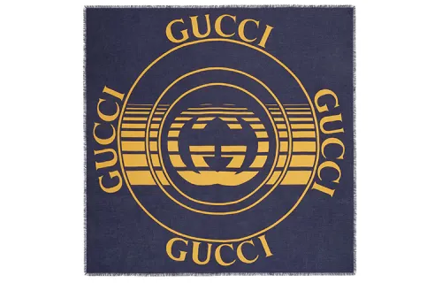 GUCCI Scarves Men's Blue